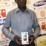 Eugene Osidiana For Jeff Koinange [@KoinangeJeff] - Best Tweep Individual 2012 - Prize: Samsung Galaxy Y Phone