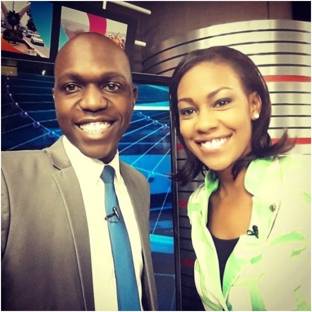 Larry Madowo and Victoria Rubadiri